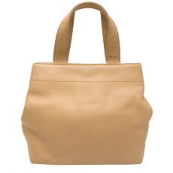 Chanel Beige Leather Handbag - Picture 2 of 7